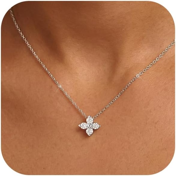 Gold Tone Teardrop Cubic Zirconia Pendant Necklace - Image 13