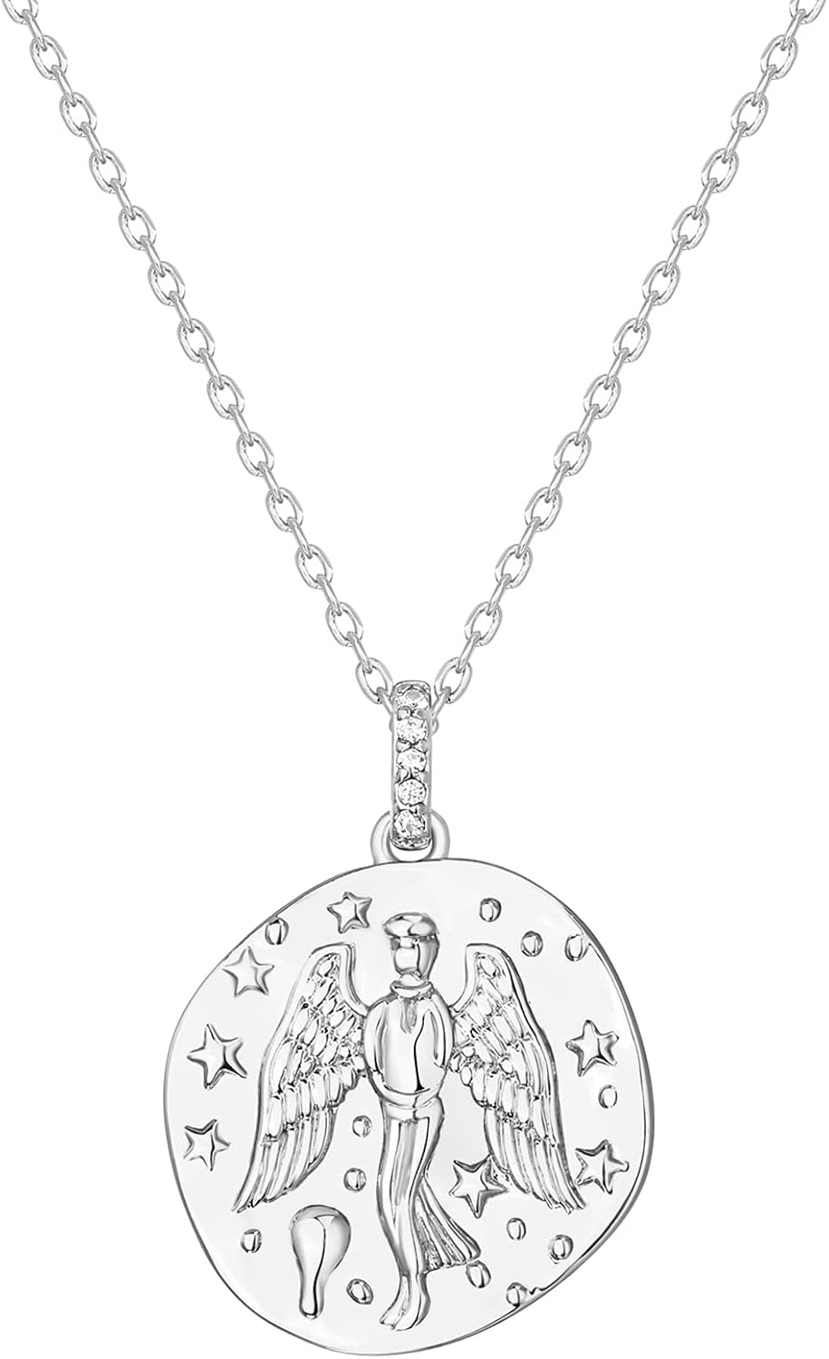 Gold Plated Engraved Coin Pendant Necklace, Single Piece - Image 13